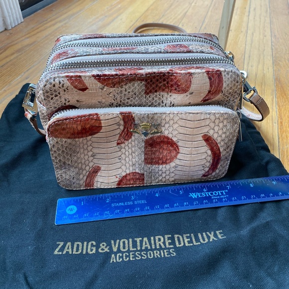 Zadie & Voltaire Python Camera Bag - Picture 2 of 5